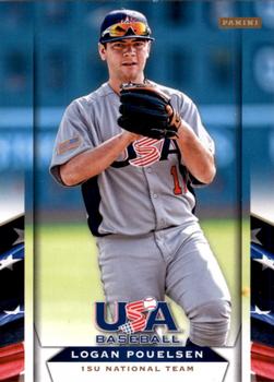 2013 Panini USA Baseball #55 Logan Pouelsen Front