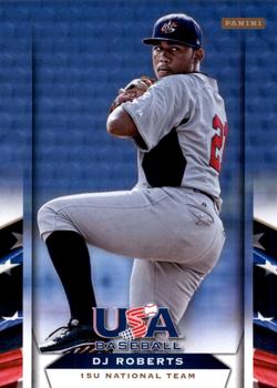 2013 Panini USA Baseball #58 DJ Roberts Front