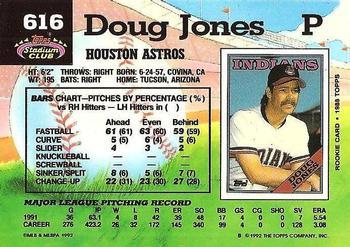 1992 Stadium Club - National Convention #616 Doug Jones Back