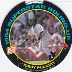 1994 Oscar Mayer Round-Ups #10 Kirby Puckett Front