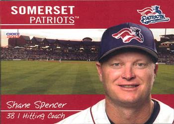 2013 Choice Somerset Patriots #2 Shane Spencer Front