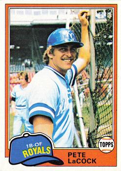 1981 Topps #9 Pete LaCock Front