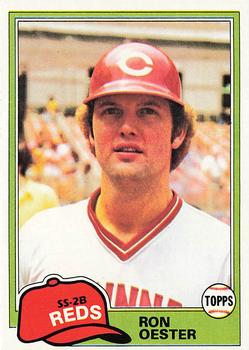 1981 Topps #21 Ron Oester Front