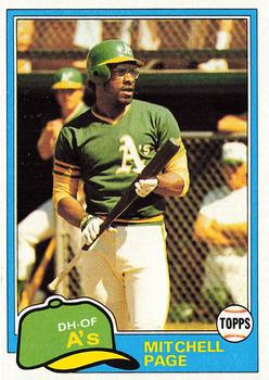 1981 Topps #35 Mitchell Page Front