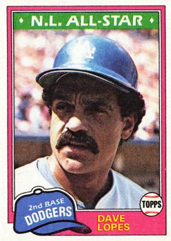 1981 Topps #50 Dave Lopes Front