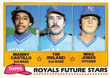 1981 Topps #66 Royals Future Stars (Manny Castillo / Tim Ireland / Mike Jones) Front