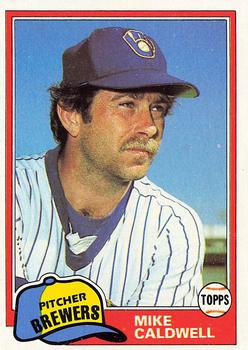 1981 Topps #85 Mike Caldwell Front