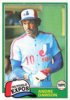1981 Topps #125 Andre Dawson Front
