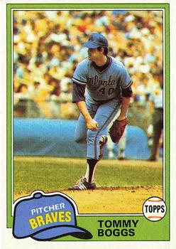 1981 Topps #132 Tommy Boggs Front