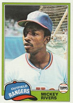 1981 Topps #145 Mickey Rivers Front