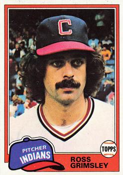 1981 Topps #170 Ross Grimsley Front