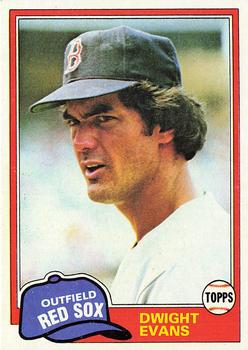 1981 Topps #275 Dwight Evans Front