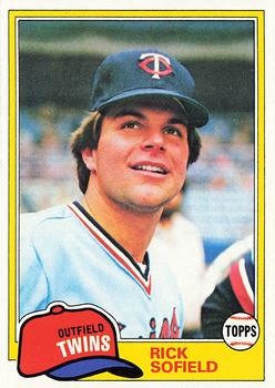 1981 Topps #278 Rick Sofield Front