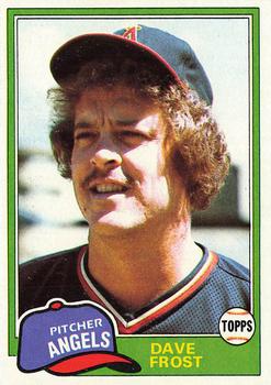 1981 Topps #286 Dave Frost Front