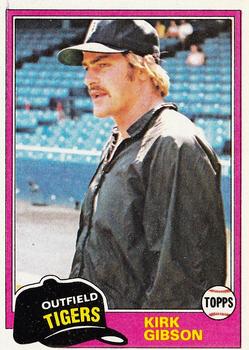 1981 Topps #315 Kirk Gibson Front