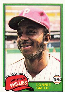 1981 Topps #317 Lonnie Smith Front