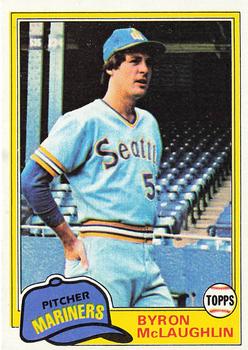 1981 Topps #344 Byron McLaughlin Front