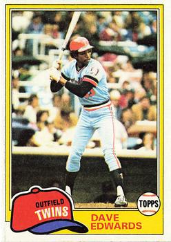 1981 Topps #386 Dave Edwards Front