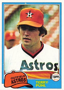 1981 Topps #411 Terry Puhl Front