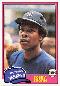 1981 Topps #418 Bobby Brown Front