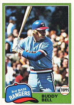 1981 Topps #475 Buddy Bell Front