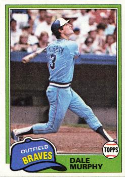 1981 Topps #504 Dale Murphy Front