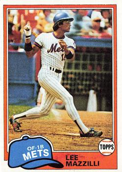 1981 Topps #510 Lee Mazzilli Front