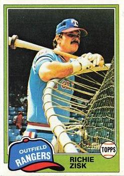 1981 Topps #517 Richie Zisk Front