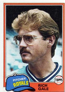 1981 Topps #544 Rich Gale Front