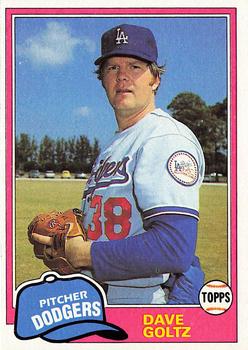 1981 Topps #548 Dave Goltz Front