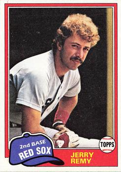 1981 Topps #549 Jerry Remy Front