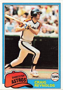 1981 Topps #617 Craig Reynolds Front