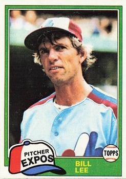1981 Topps #633 Bill Lee Front