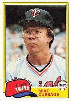 1981 Topps #657 Mike Cubbage Front