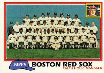 1981 Topps #662 Boston Red Sox / Ralph Houk Front