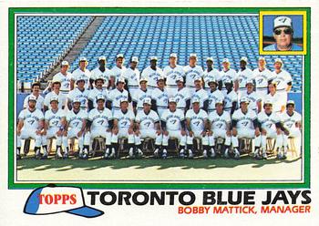 1981 Topps #674 Toronto Blue Jays / Bobby Mattick Front