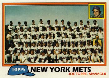 1981 Topps #681 New York Mets / Joe Torre Front