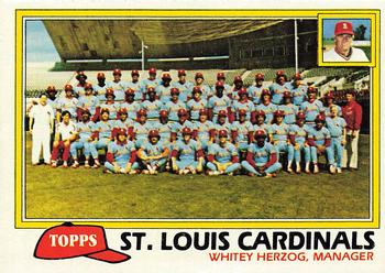 1981 Topps #684 St. Louis Cardinals / Whitey Herzog Front