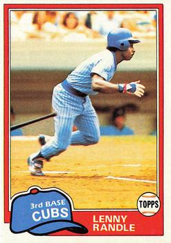 1981 Topps #692 Lenny Randle Front