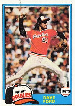 1981 Topps #706 Dave Ford Front