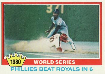 1981 Topps #403 1980 World Series Front