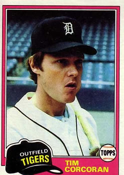 1981 Topps #448 Tim Corcoran Front