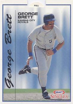 1993 Kraft Singles Superstars #4 George Brett Front