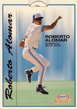 1993 Kraft Singles Superstars #2 Roberto Alomar Front
