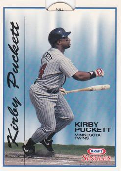 1993 Kraft Singles Superstars #11 Kirby Puckett Front