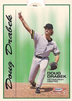 1993 Kraft Singles Superstars #20 Doug Drabek Front