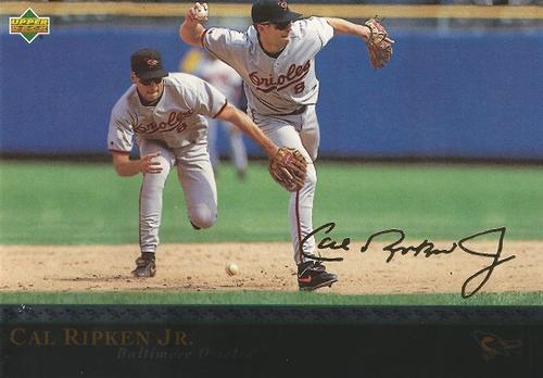 1996 Upper Deck Cal Ripken Collection 3x5 #12 Cal Ripken Jr. Front