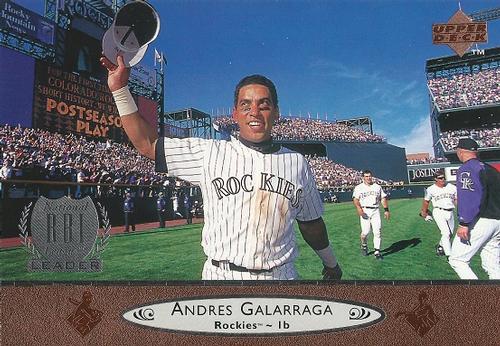 1997 Upper Deck 1996 Award Winner Jumbos #6 Andres Galarraga Front