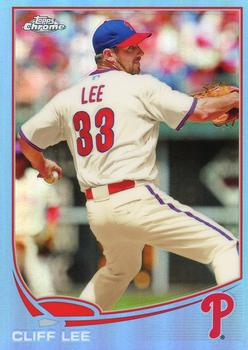2013 Topps Chrome - Blue Refractors #208 Cliff Lee Front