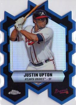 2013 Topps Chrome - Chrome Connections Die Cuts #CC-JU Justin Upton Front
